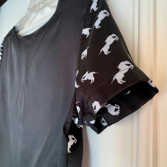 Tristan patterned short sleeve blouse - Picture 5 of 5